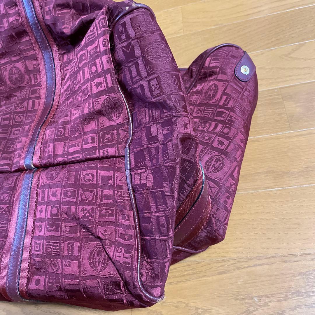 ALVIERO MARTINI ボストンバッグ レッド 希少