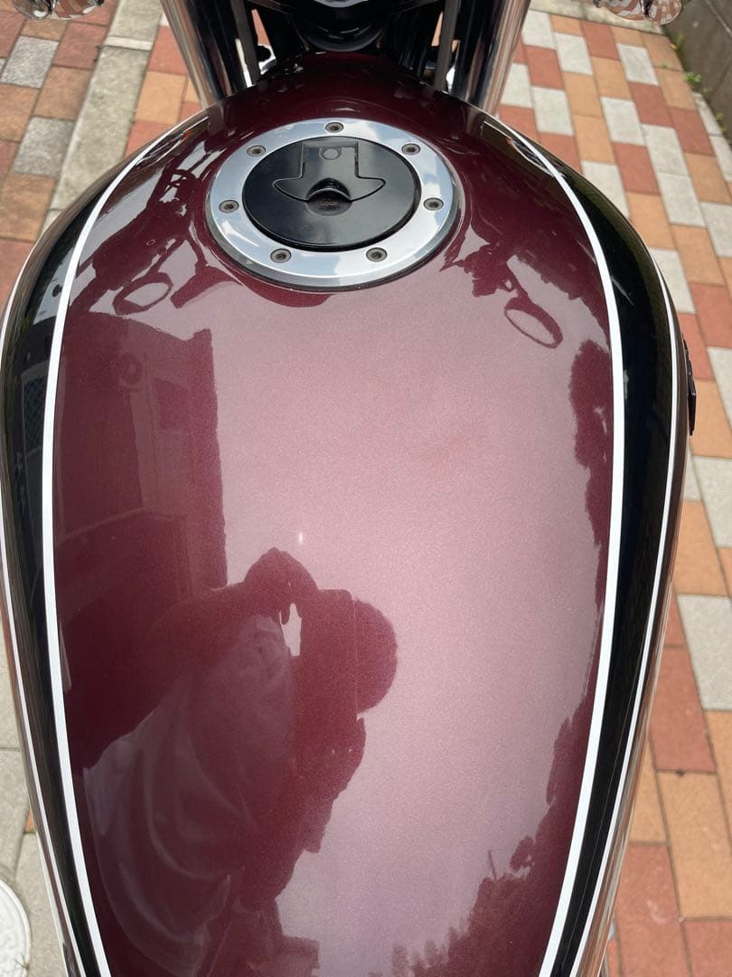 ゼファー750 KAWASAKI 玉虫マルーンカラー 外装