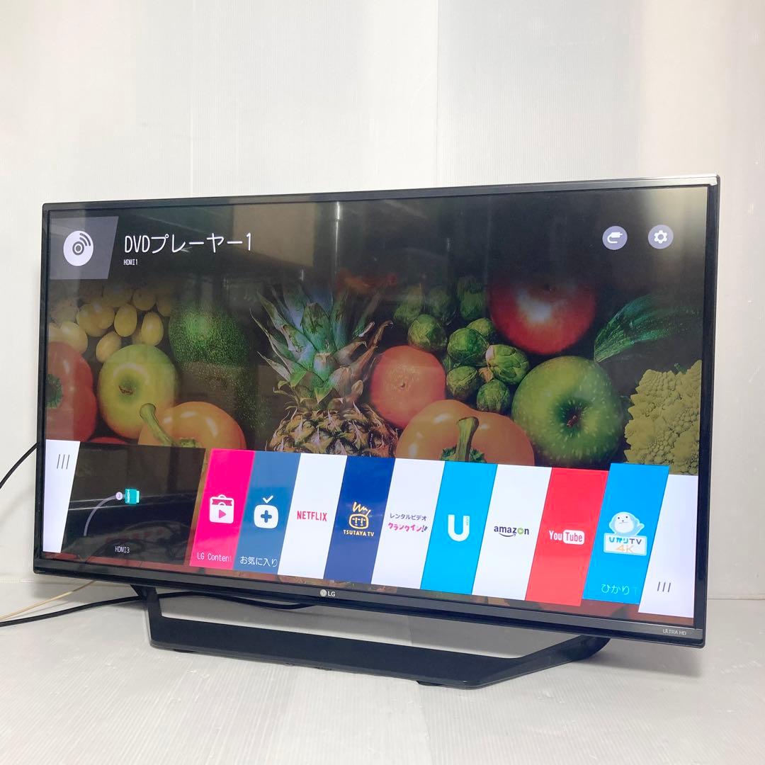 極美品 LG 43インチ テレビ 43UF7710 2016年製 4Kパネル