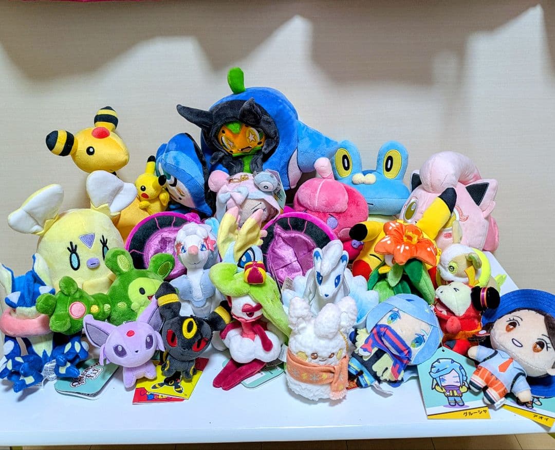 【タグ付き】ポケセン／ポケモン　 ぬいぐるみ　２３個