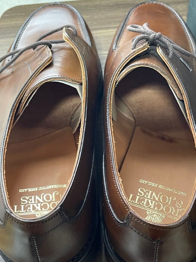 CROCKETT & JONES モールトン　ダークブラウン純正シューツリー付き