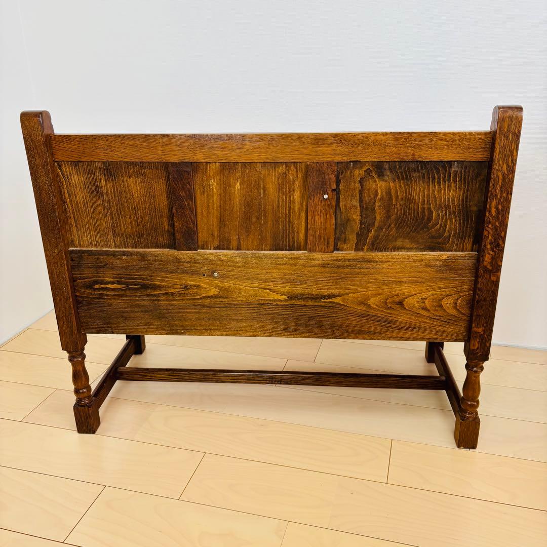 ビンテージチェア　テレフォンベンチ　シート イギリスアンティーク　送料込み