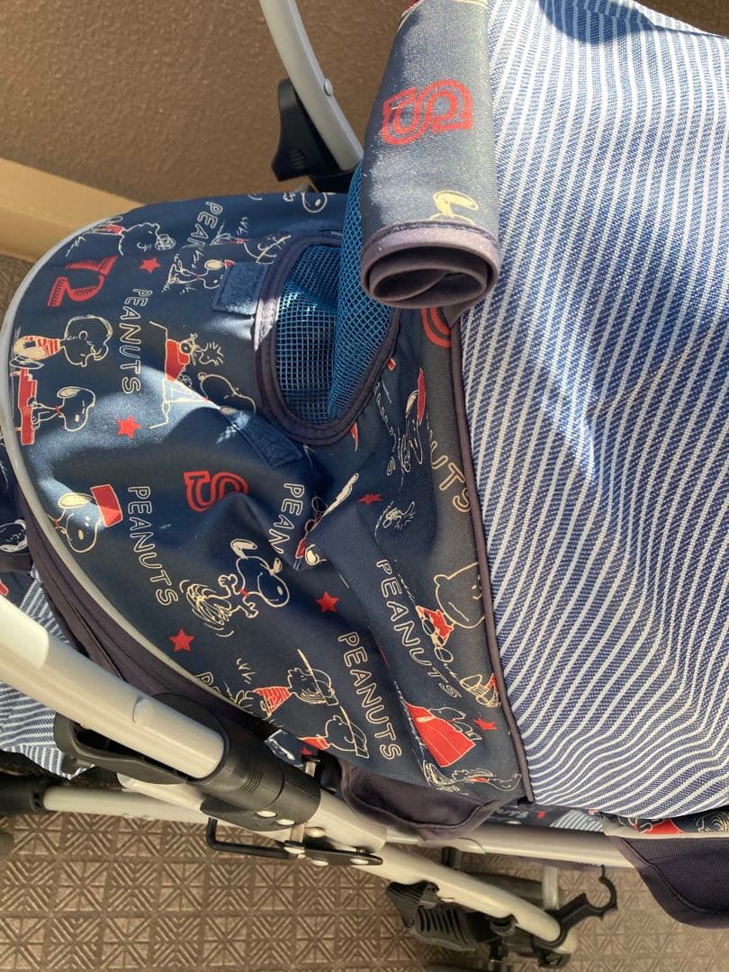 ペットパラダイス⭐︎スヌーピー柄 ペットカート ネイビー