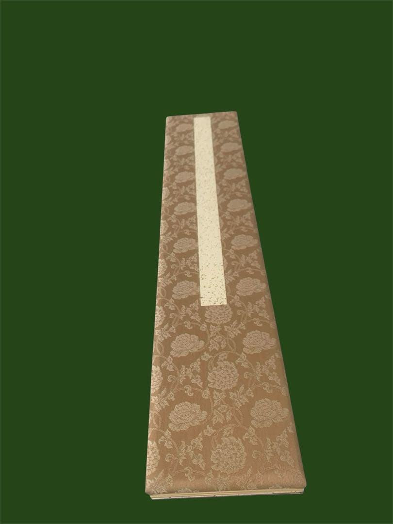 短冊帖 正絹織物表紙　折装14枚差し 未使用品