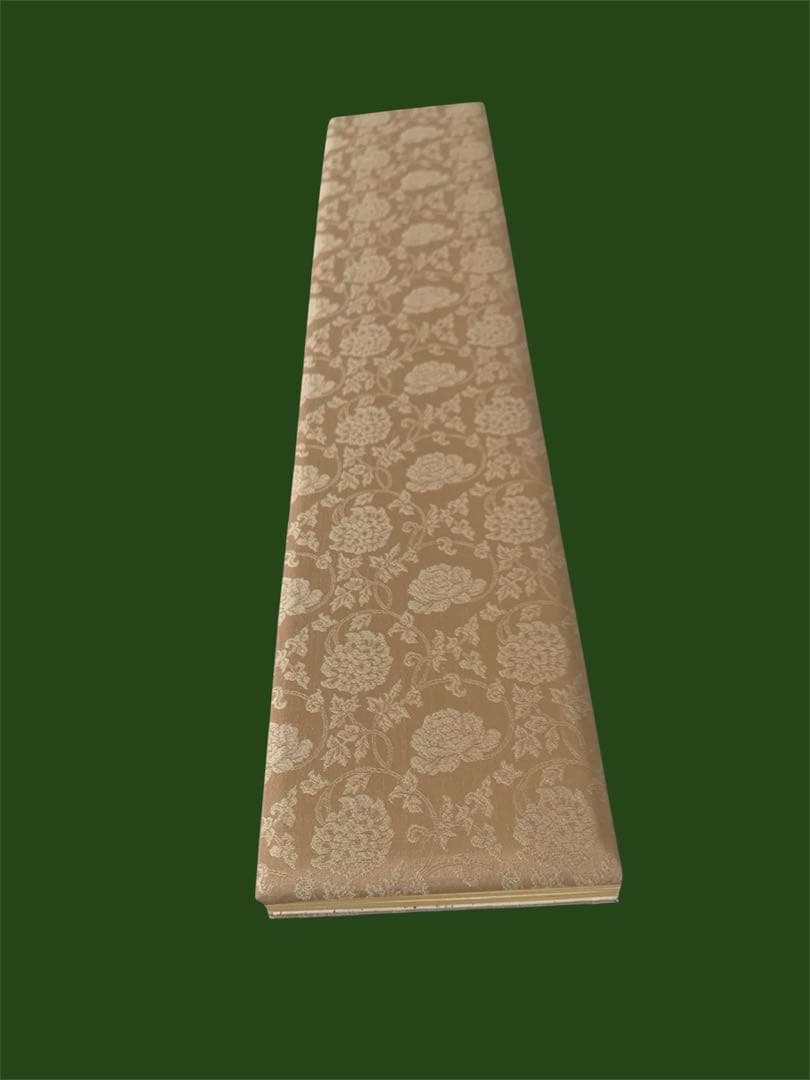 短冊帖 正絹織物表紙　折装14枚差し 未使用品