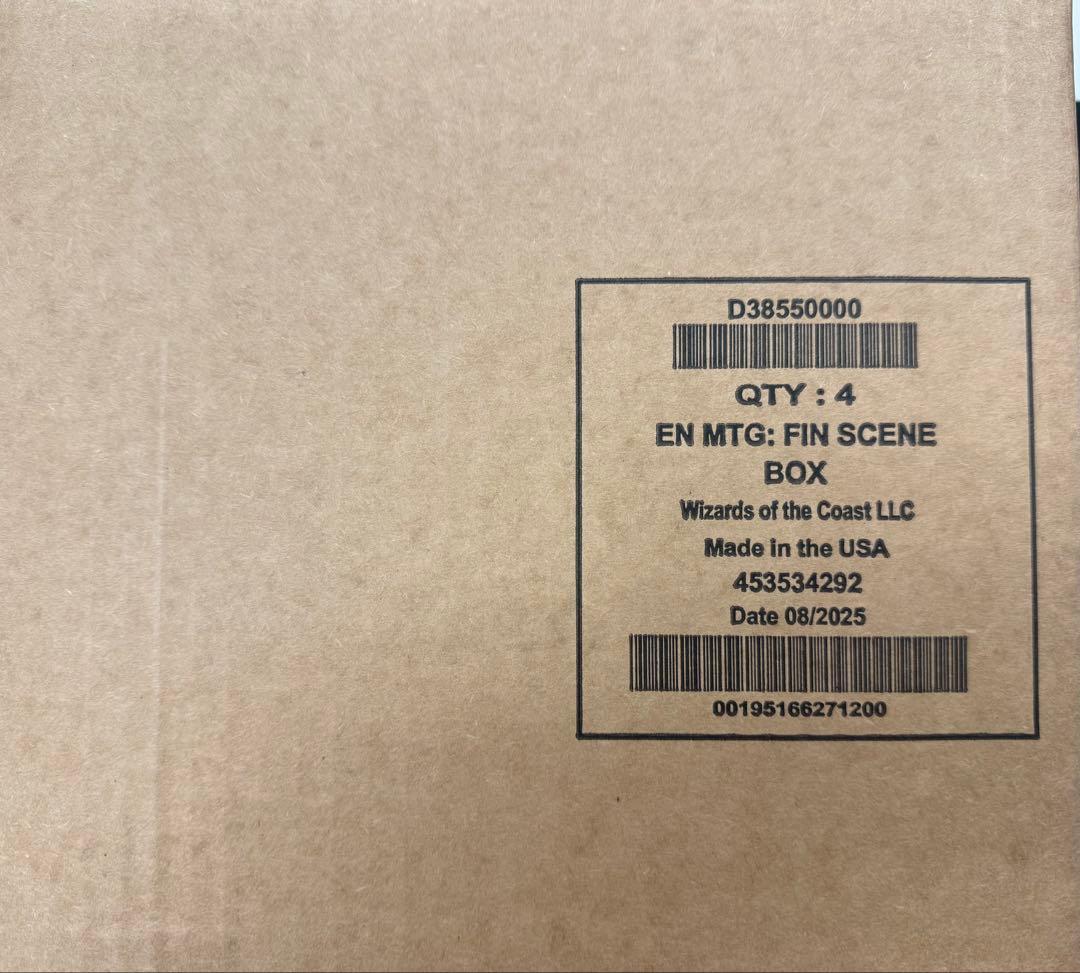 mtg シーンボックス　4種セット　英語　未開封　FF