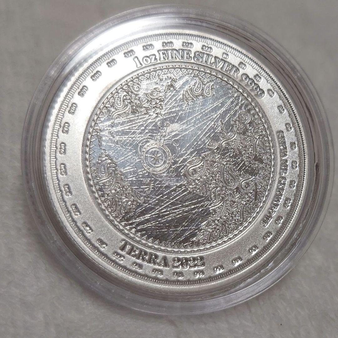 2022年 トケラウ　「地球　テラ」１オンス銀貨　　豪華おまけ付き