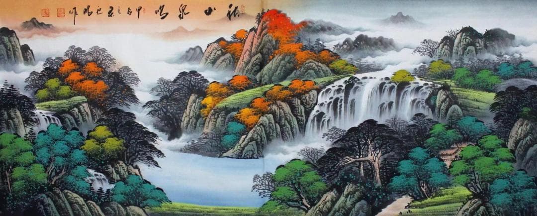 高雲鵬、本物です。国家一級美術師。