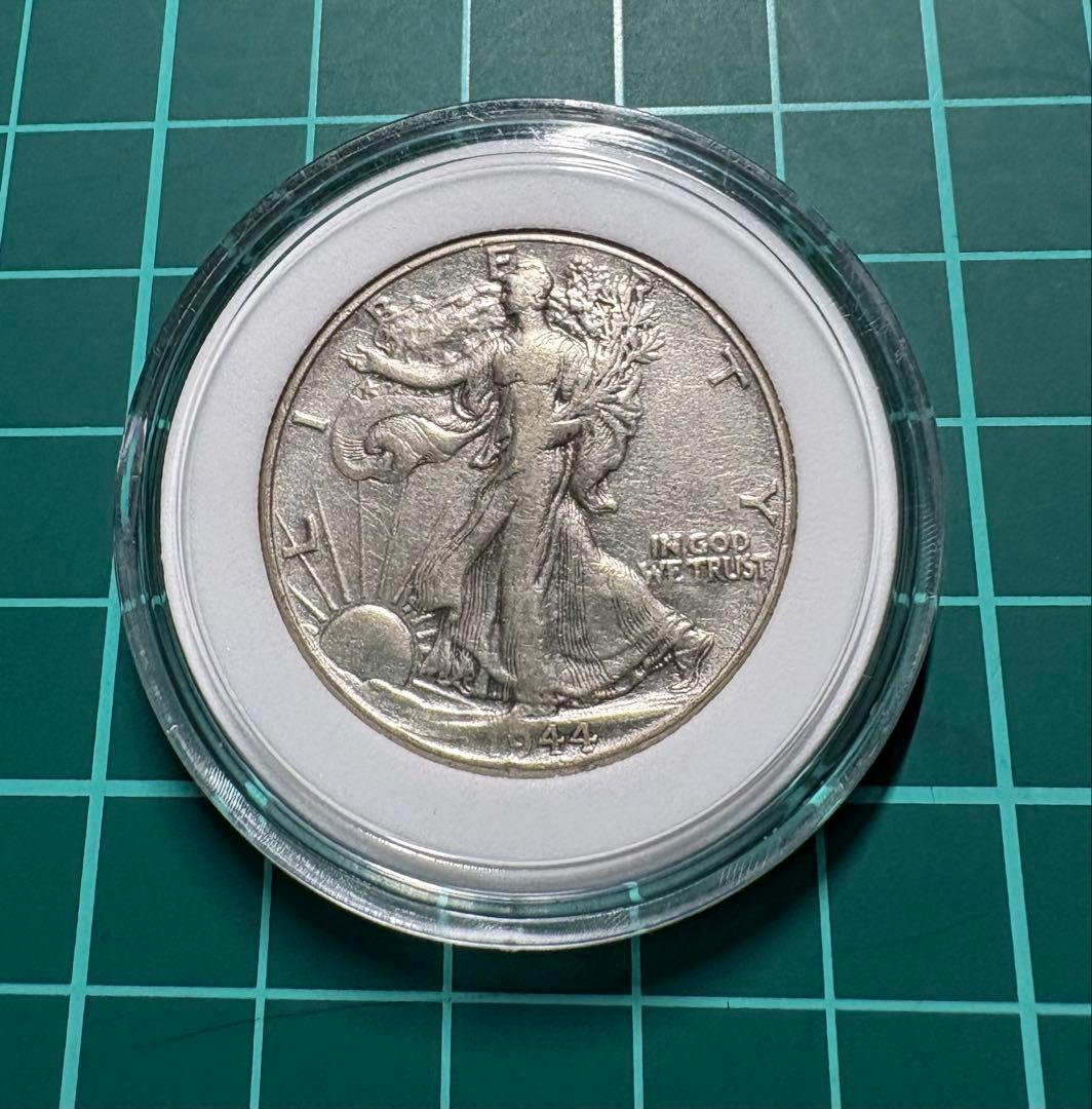 1944年 、1945年【ミントマークS】ウォーキング・リバティ 50セント