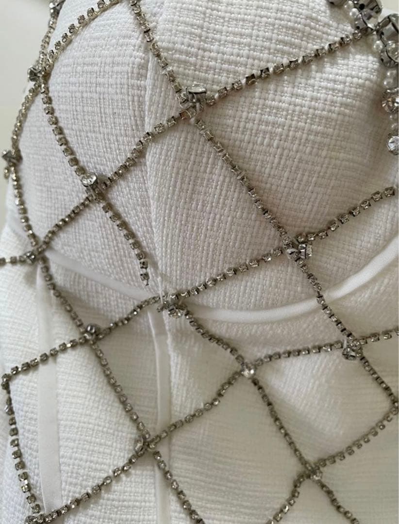 ROBE de FLEURS 如月れいちゃんコラボ　fm3758 white/M