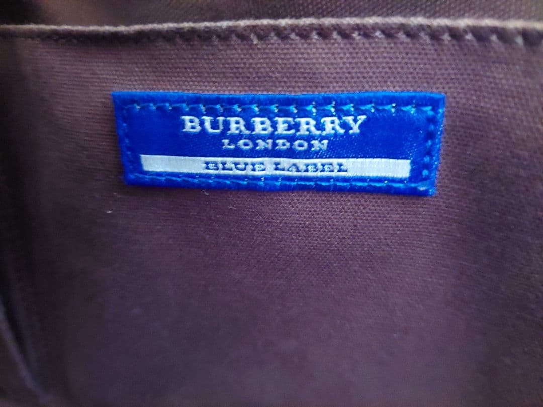 BURBERRY BLUE LABEL ハンドバッグ ノバチェックキャンバス