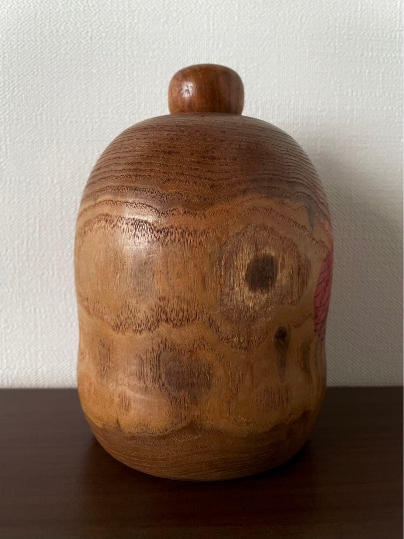 石原 日出男 Hideo 創作 こけし Kokushi doll 木製 人形