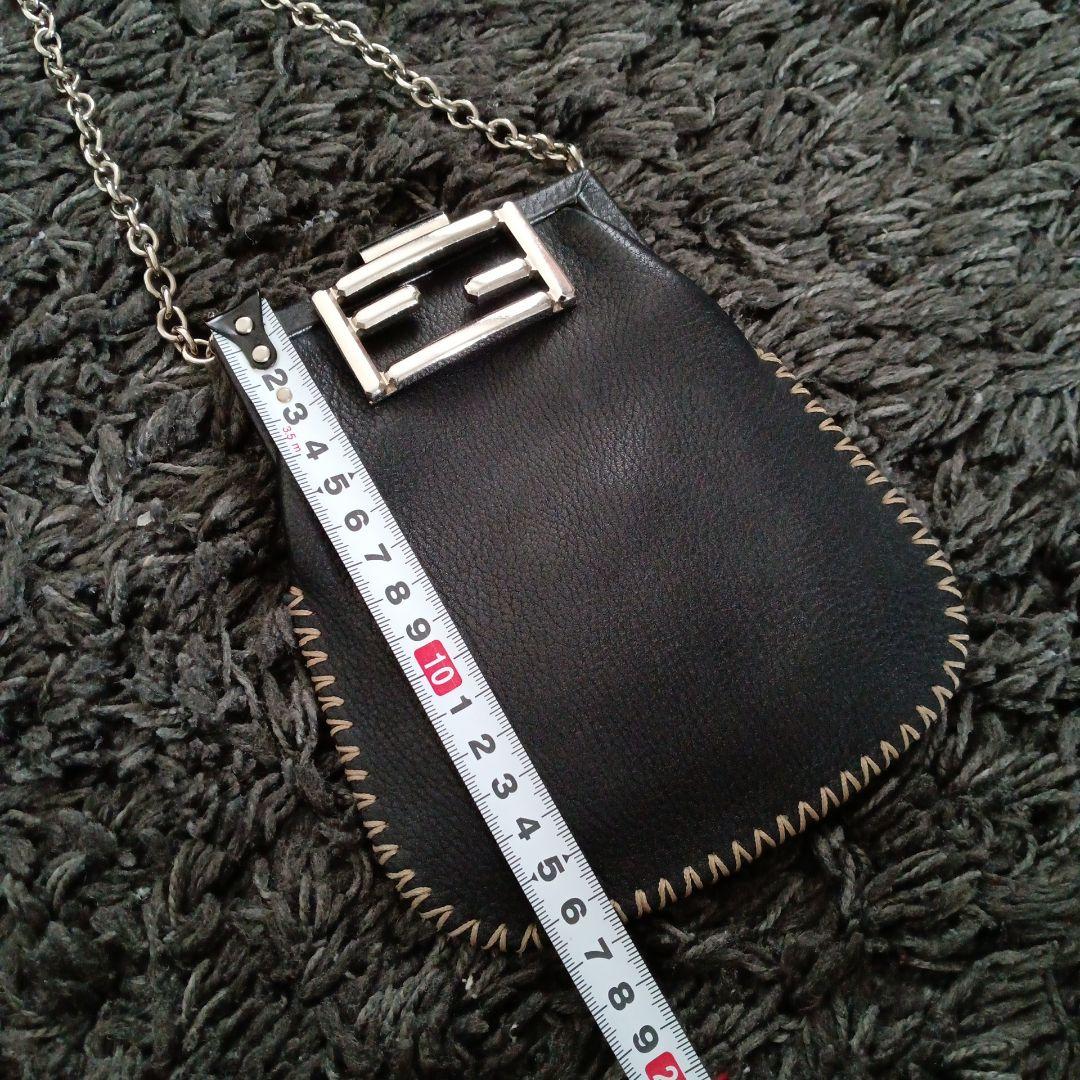 レア　フェンディ　ヴィンテージ　がま口　チェーンバッグ