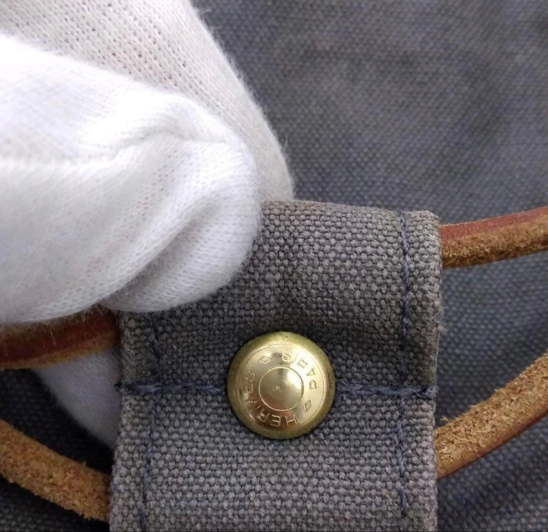 EA02 エルメス ポロションミミル 巾着型ショルダーバッグ タグ有り