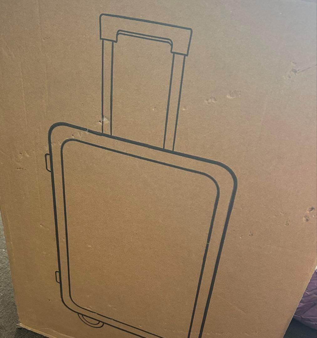 ①　前開き スーツケース 機内持込 キャリーケース ストッパー付 アルミフレーム