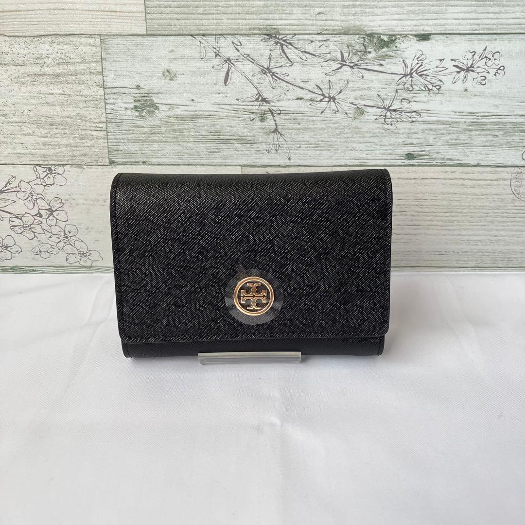 【値下交渉可能】トリーバーチ　Tory Burch ブラック 三つ折り財布