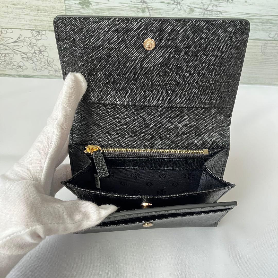 【値下交渉可能】トリーバーチ　Tory Burch ブラック 三つ折り財布