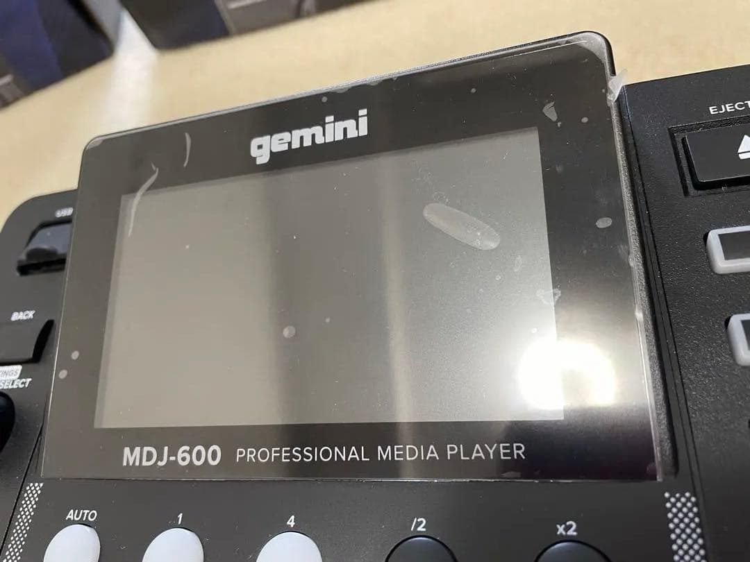 値下　GEMINI MDJ-600 2台完動品　美品　箱付属品全て揃ってます。