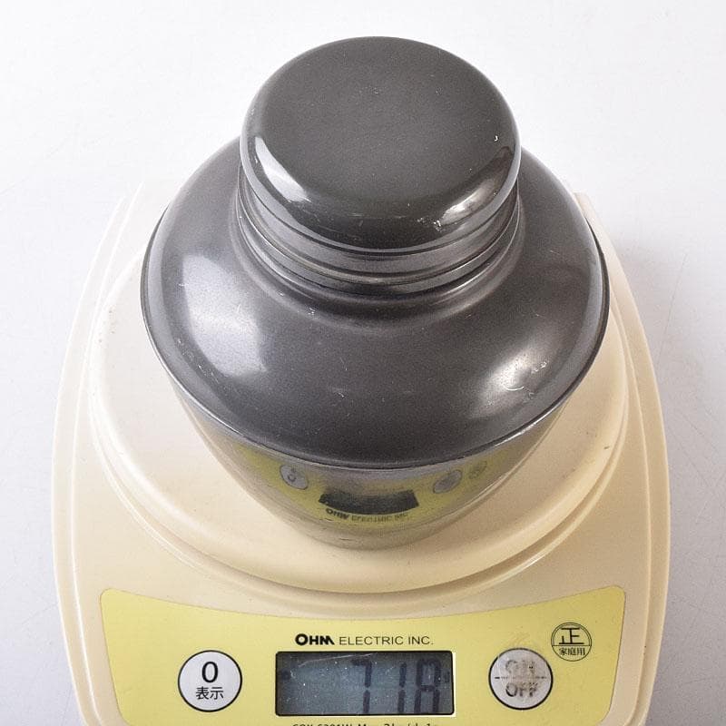 煎茶道具　錫製　茶壷　茶心壷　約718g　F　R8746