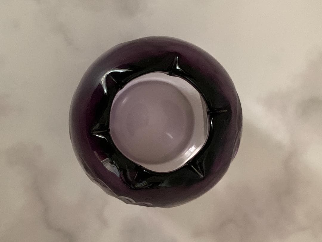 ✨週末限定✨★美品★　モーゼル　アメジストガラス　花瓶　置物　アンティーク