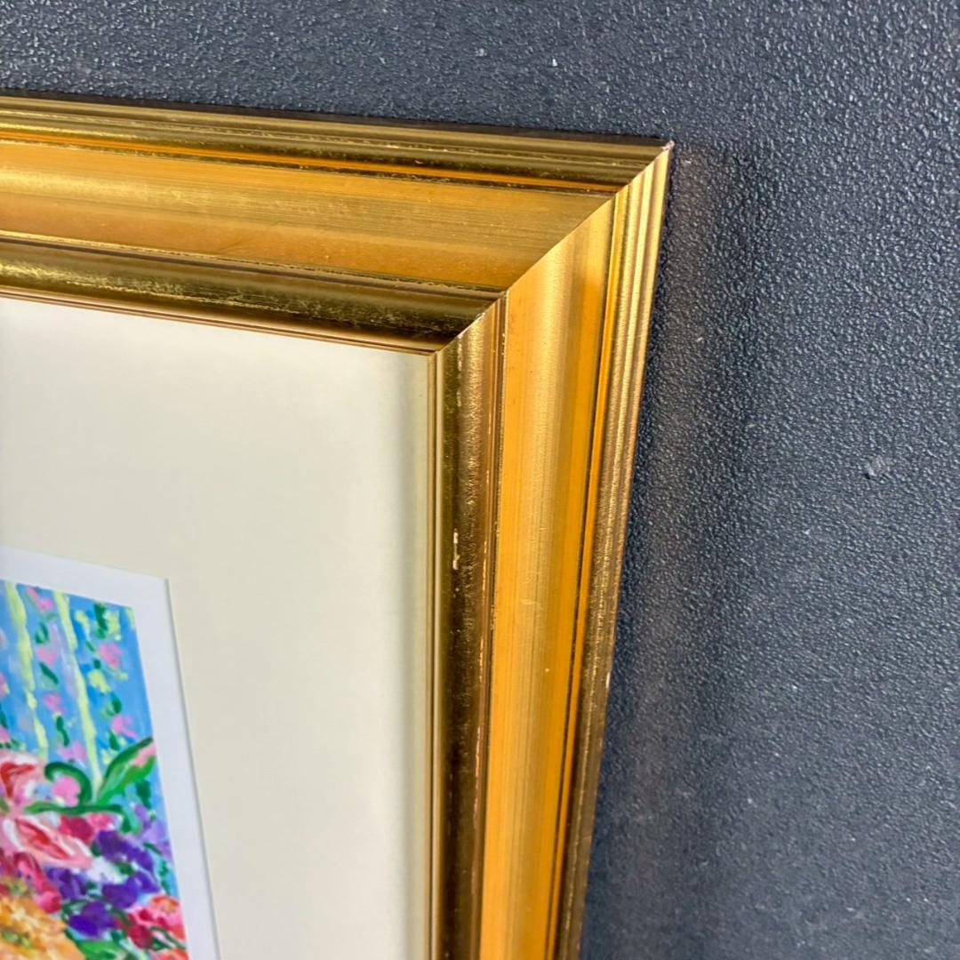 美品 レスリー・セイヤー「ポータバラッタ」シルクスクリーン 直筆サイン入 額縁入