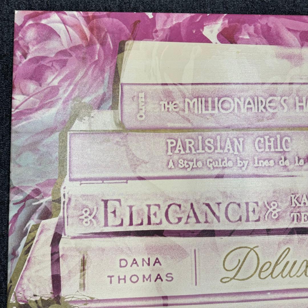 oliver gal キャンバスアート　絵画　CHANEL ピンク　本