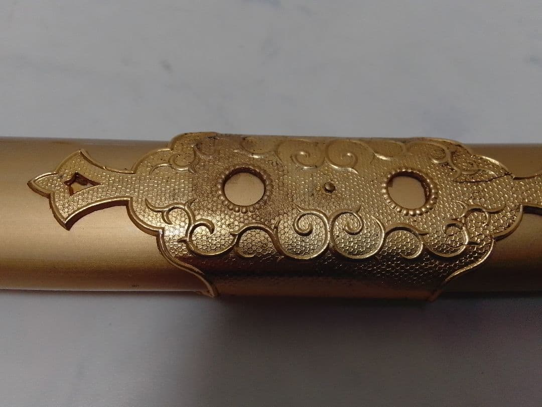 太刀 金属製模造刀 日本刀 金色 観賞 コスプレ 武具