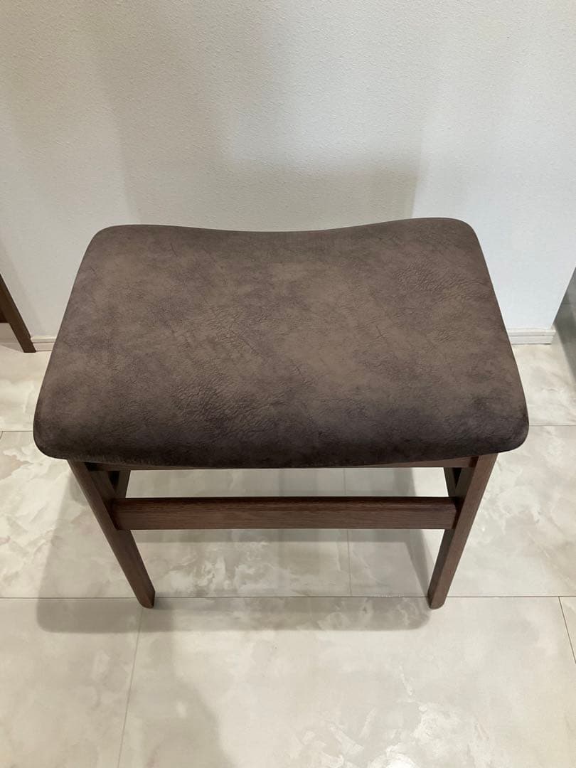 【新品】 高級スツール ブラウン