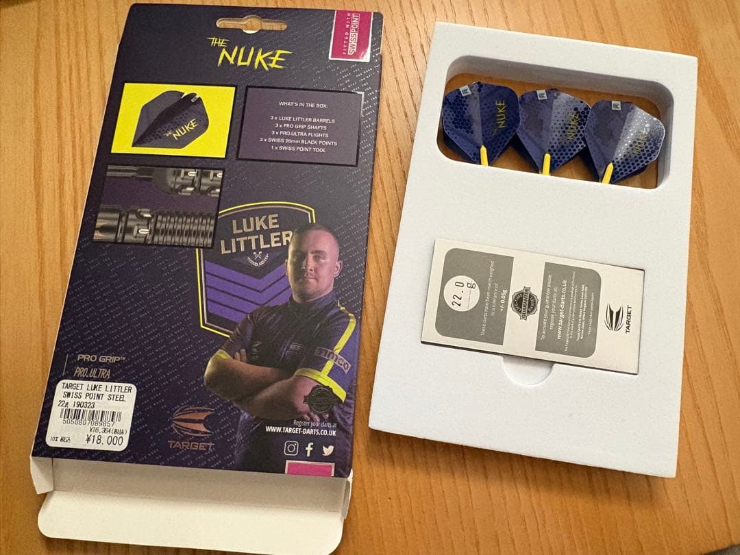【ダーツ レア】ルーク リトラー モデル スイスポイント 22g ターゲット