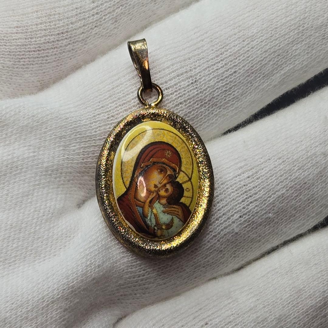 【希少1点物/最強品質】聖母子像＊伊メダイ＊　ペンダントトップ