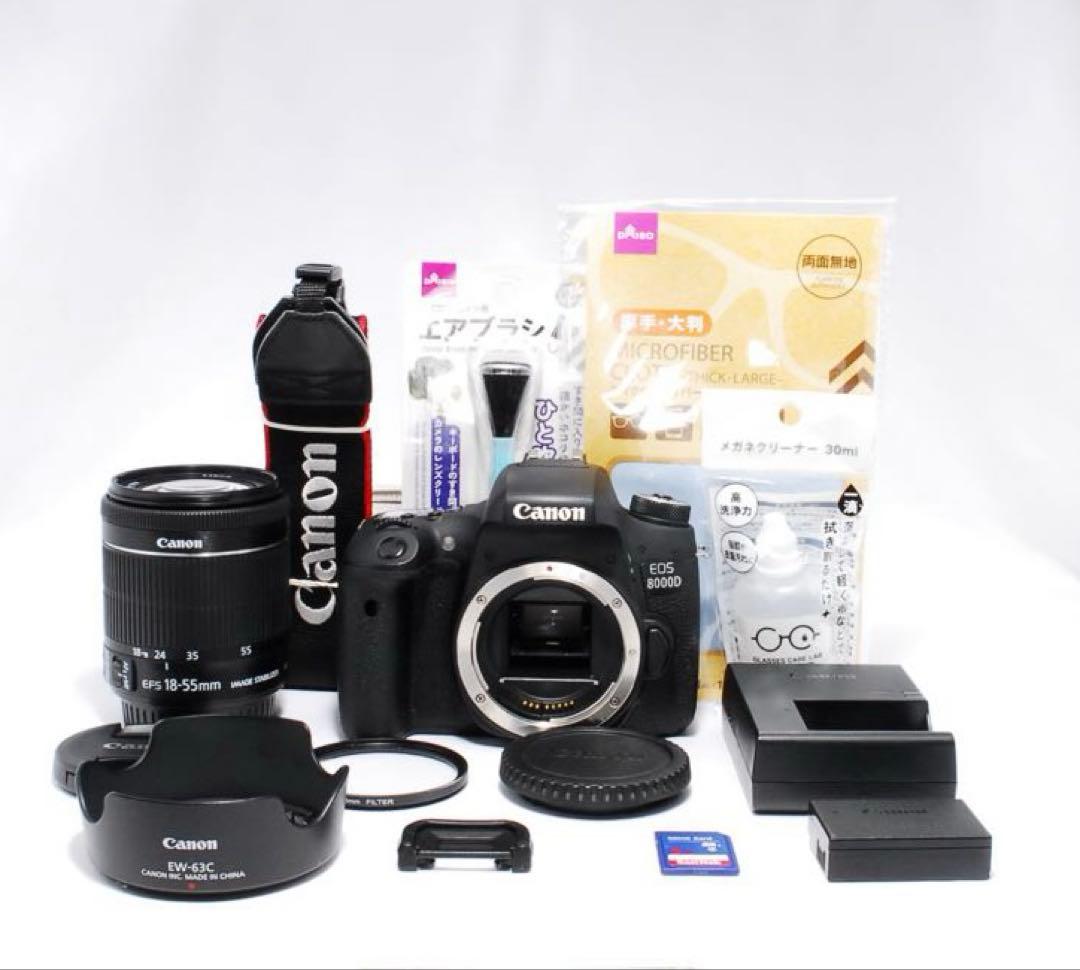 Wi-Fi搭載❤️Canon EOS 8000D❤️高性能レンズセット