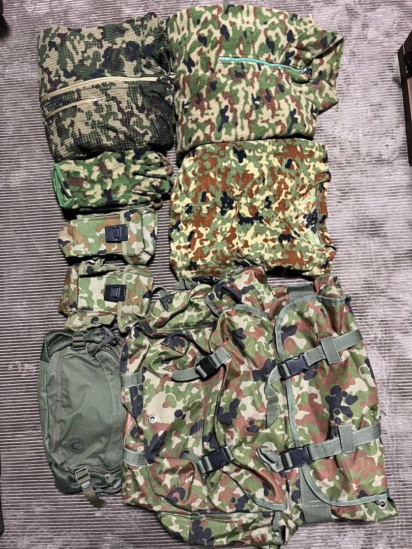サバゲー用迷彩バッグセット