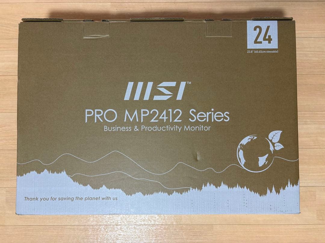 PCモニター　MSIモニター PRO MP2412