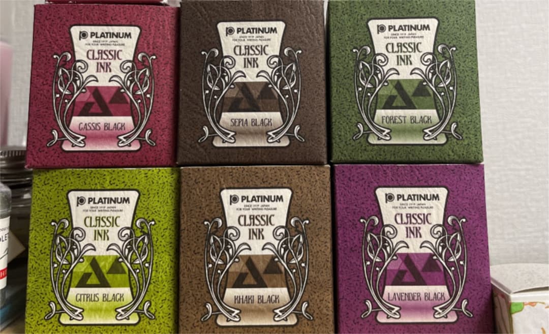 万年筆インク小分け・３ミリから・エーデルシュタイン、プラチナ、神戸インク物語