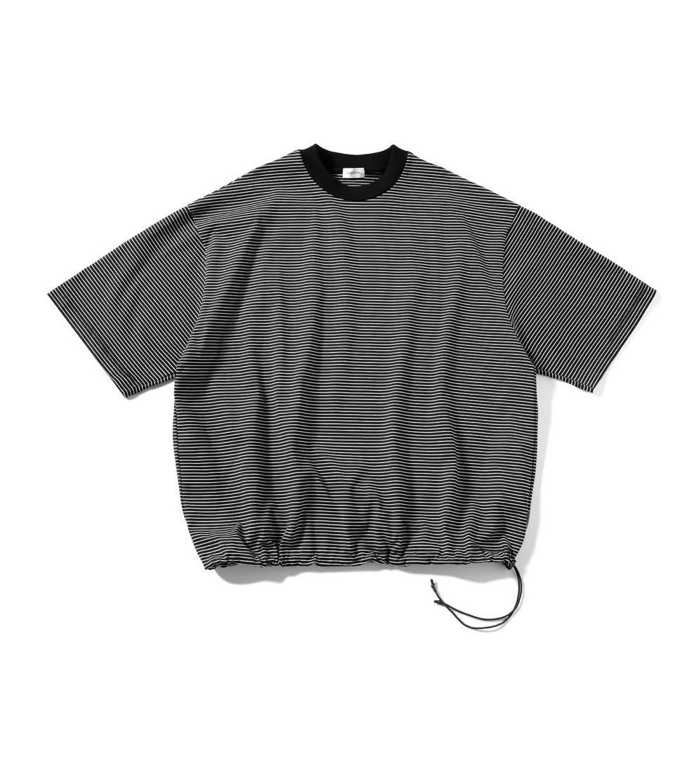 トップス STRIPED MASSIVE T-SHIRT WITH DRAWSTRINGS