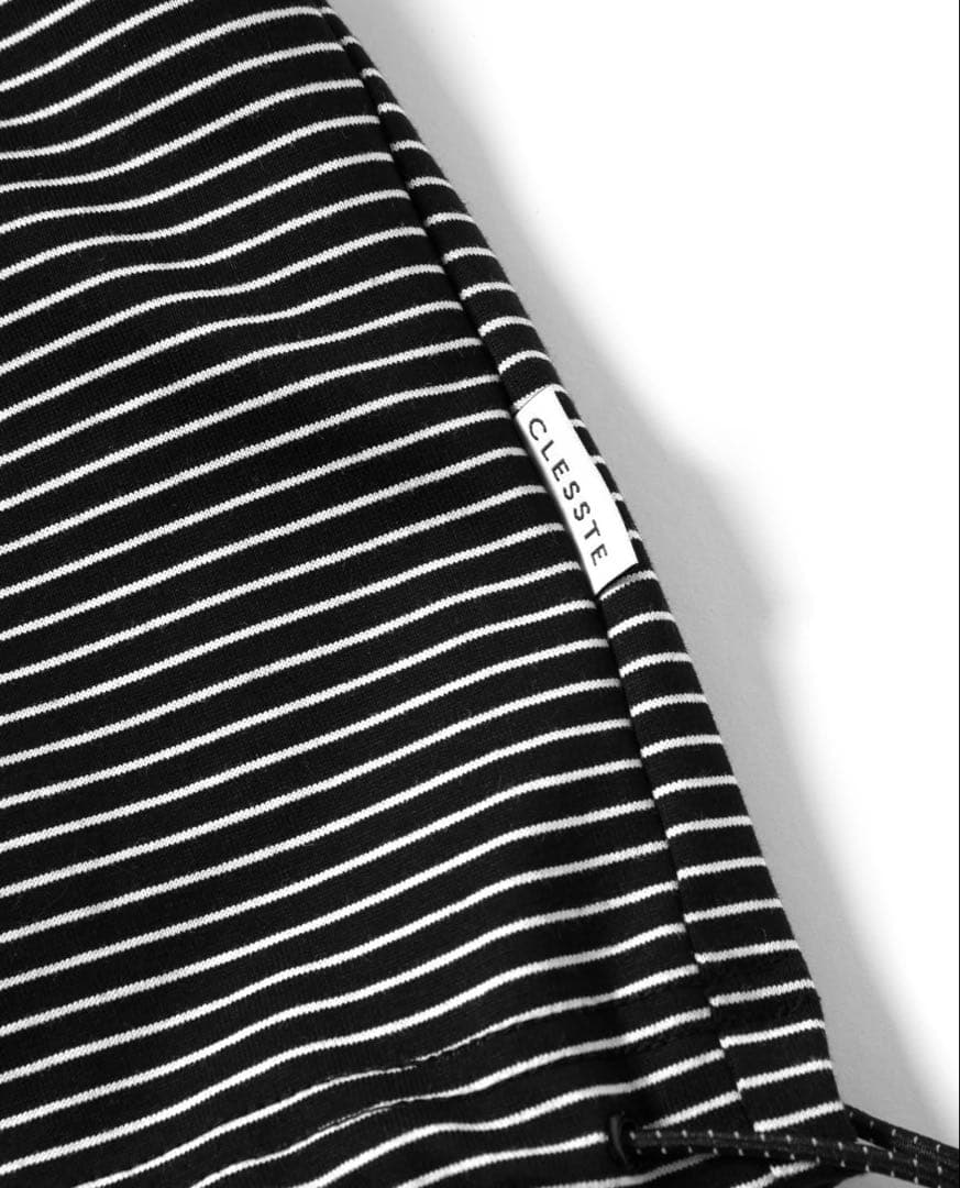 トップス STRIPED MASSIVE T-SHIRT WITH DRAWSTRINGS