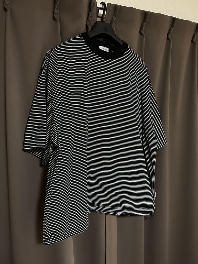 トップス STRIPED MASSIVE T-SHIRT WITH DRAWSTRINGS