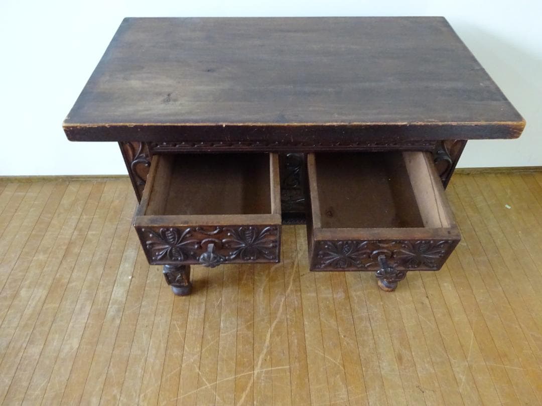 アンティーク家具　コンソールテーブル　キャビネット　収納家具