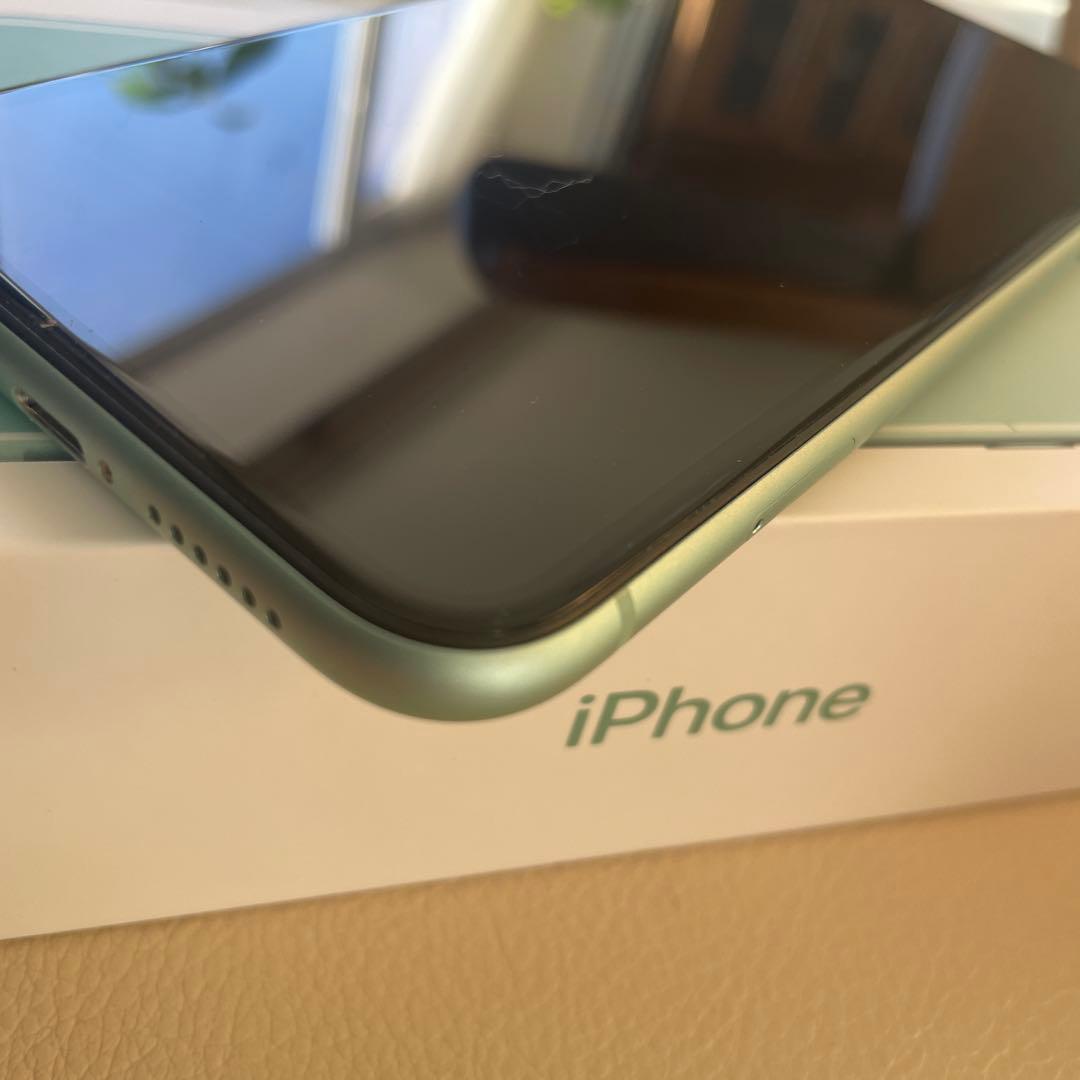 最終値下げ　iPhone11 グリーン 本体 箱付き