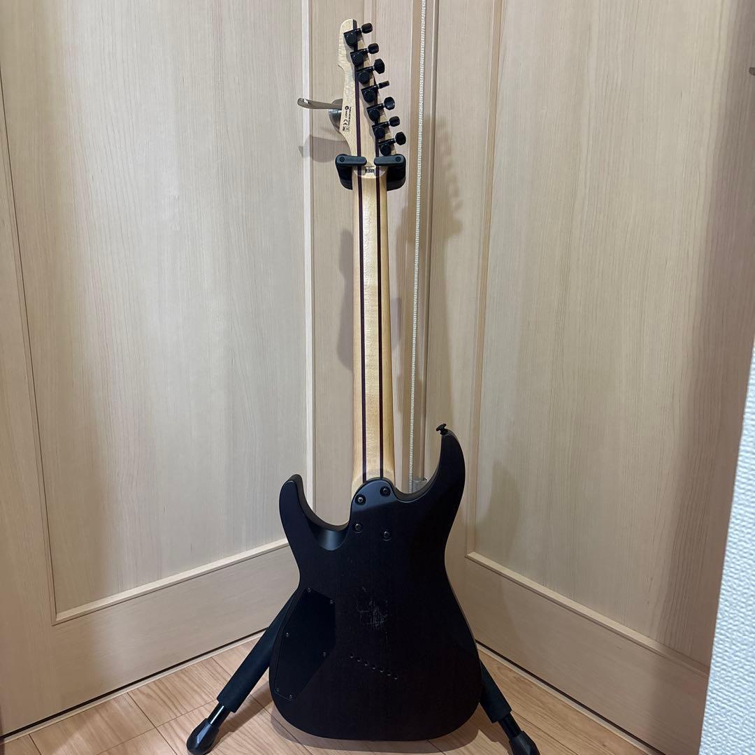 ギター M-1007 MULTI-SCALE See Thru Black Satin