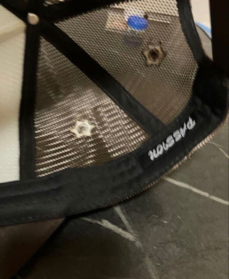 passion茶色メッシュキャップ