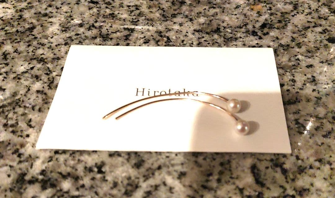 Hirotaka ヒロタカ　パール　ピアス