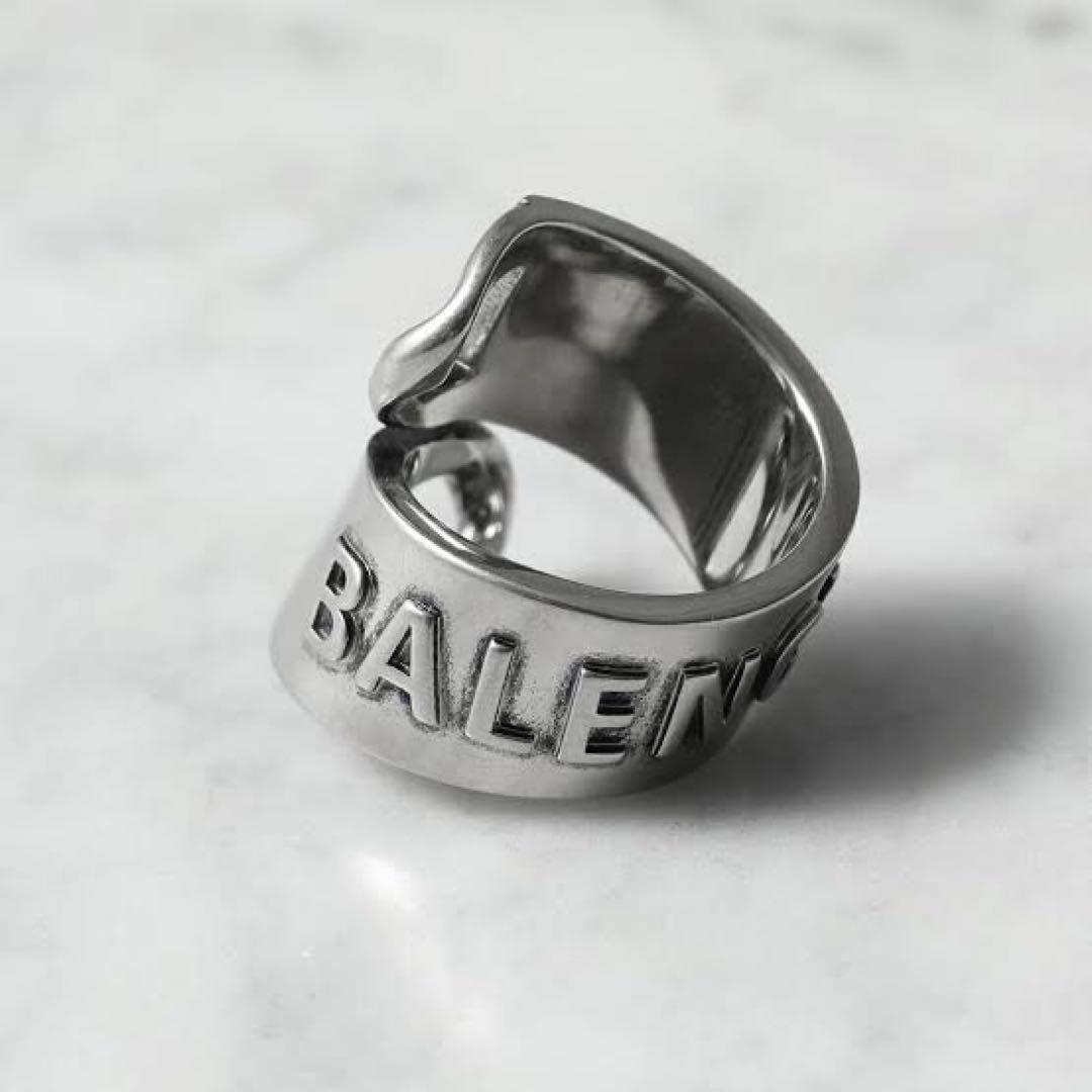 並行輸入品 セレクトショップ シルバーリング 指輪 925 BALENCIAGA