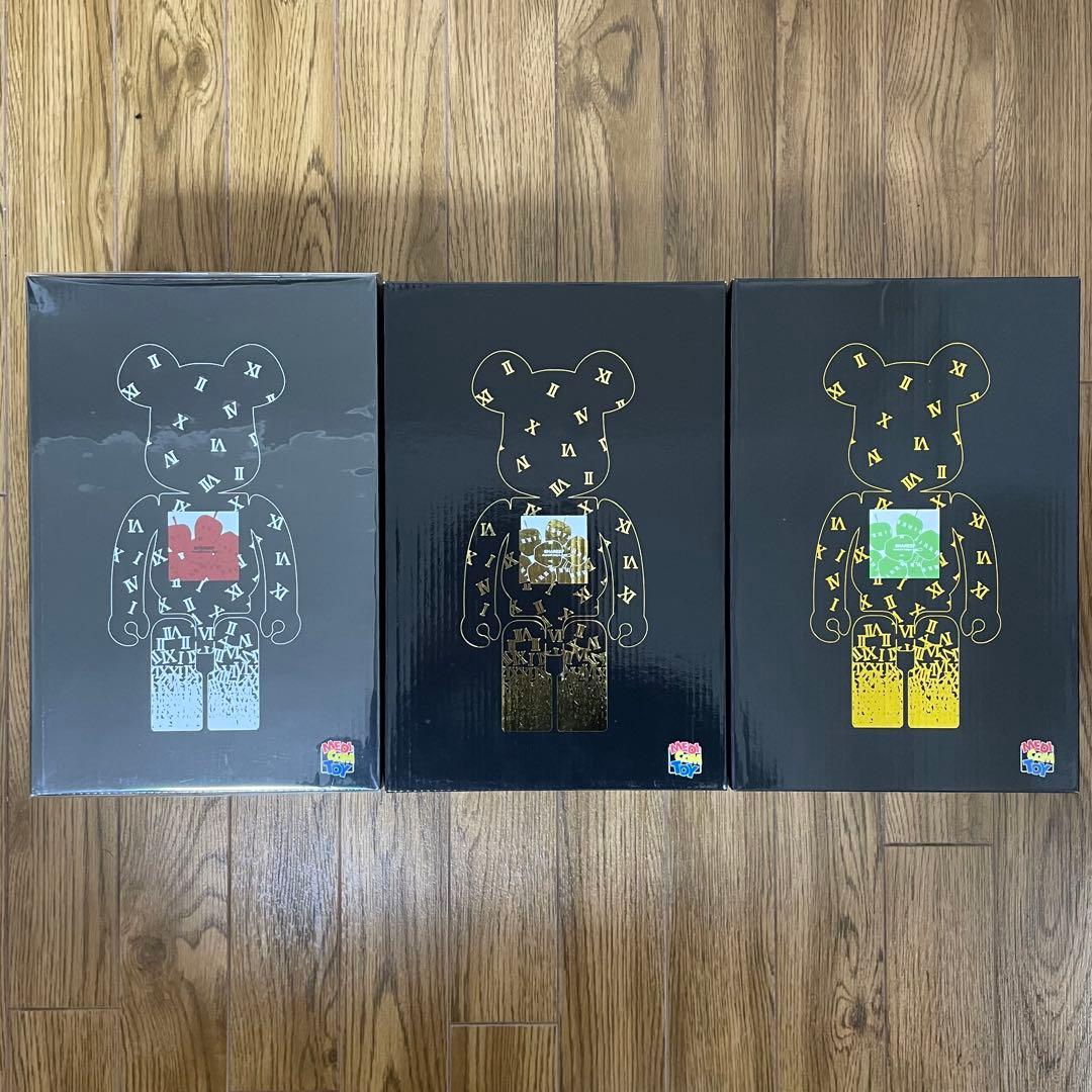 新品未開封3点セット BE@RBRICK SHAREEF 1.2.3 シャリーフ