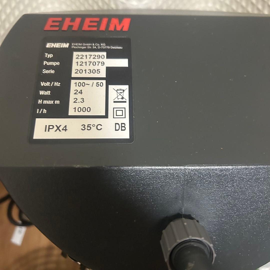 EHEIMエーハイム 2217 50Hz ダブルタップ・ろ材・新品ホース付き