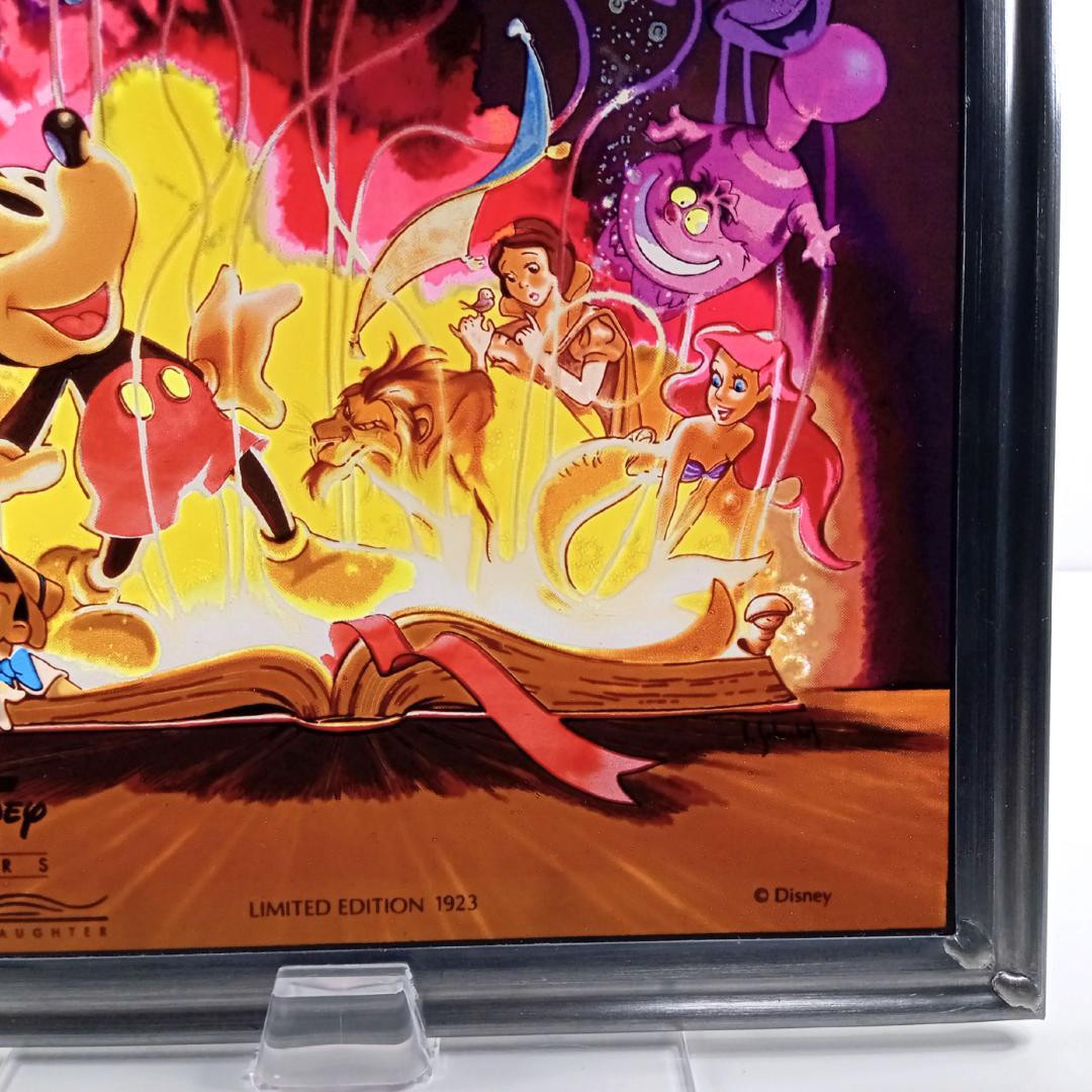 新品ディズニー社 創立75周年ミッキー ステンドグラス グラスマスターズ社