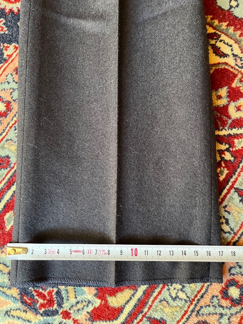 新品未使用/INCOTEX/起毛スラックス/インコテックス/ネイビー46