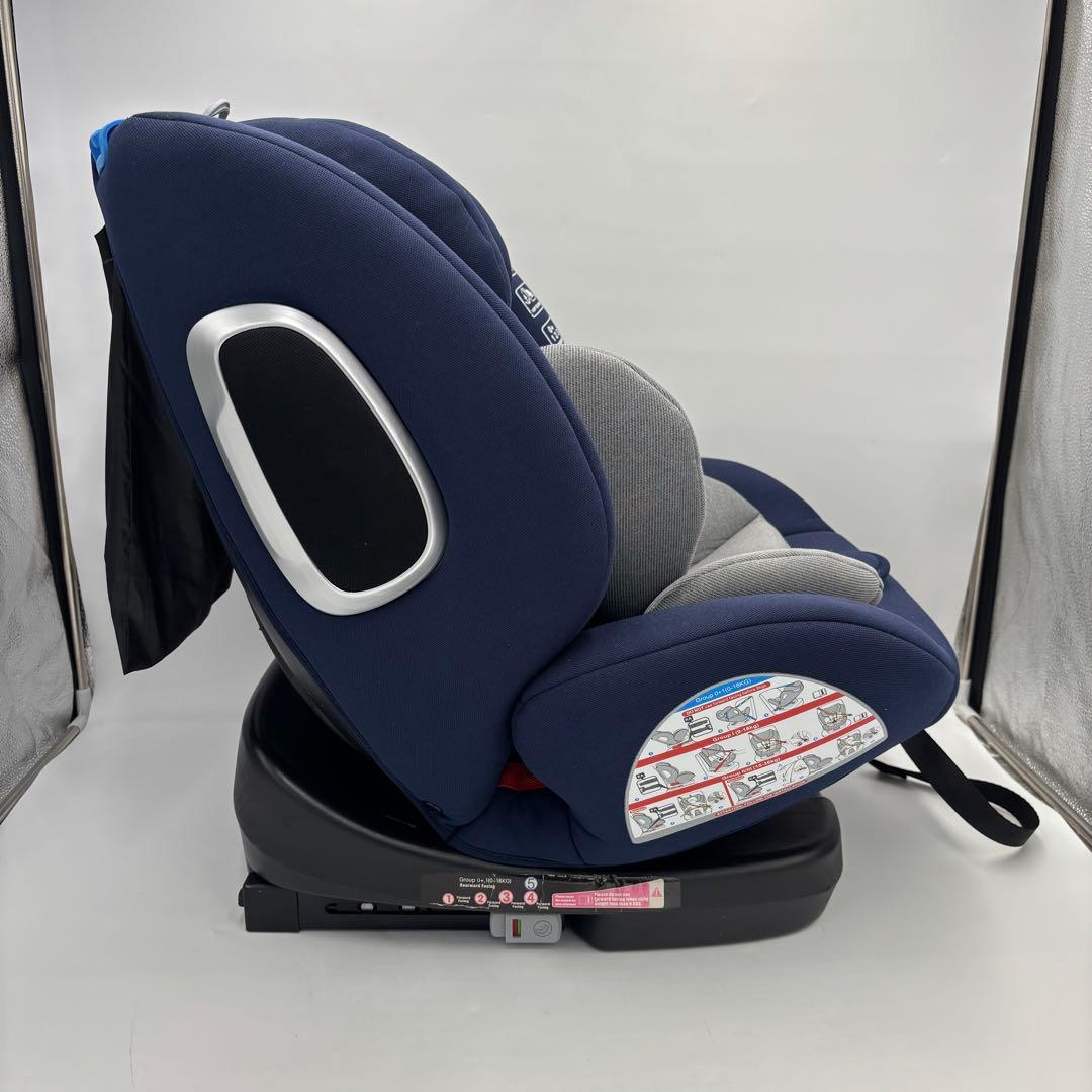 極美品　アイリスプラザ ISOFIX シートベルト固定 チャイルドシート