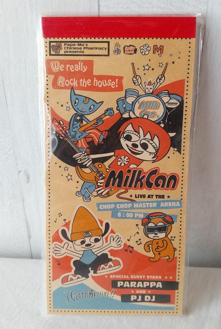 パラッパラッパー　バッジ　メモ　ウンジャマラミー　パフィー