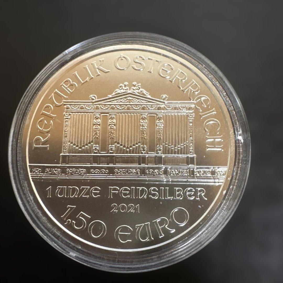 2021年オーストリア　ウィーン銀貨1オンス カプセル付き